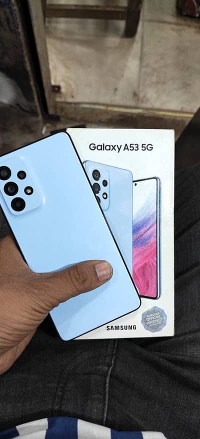 Samsung A53 5g good condition 8GB 128GB complete saman