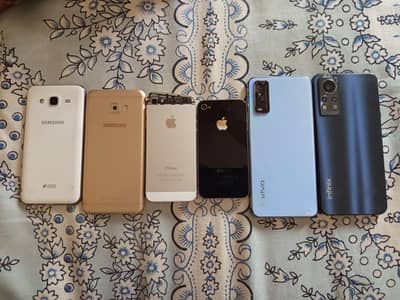 6 Phones For Sale