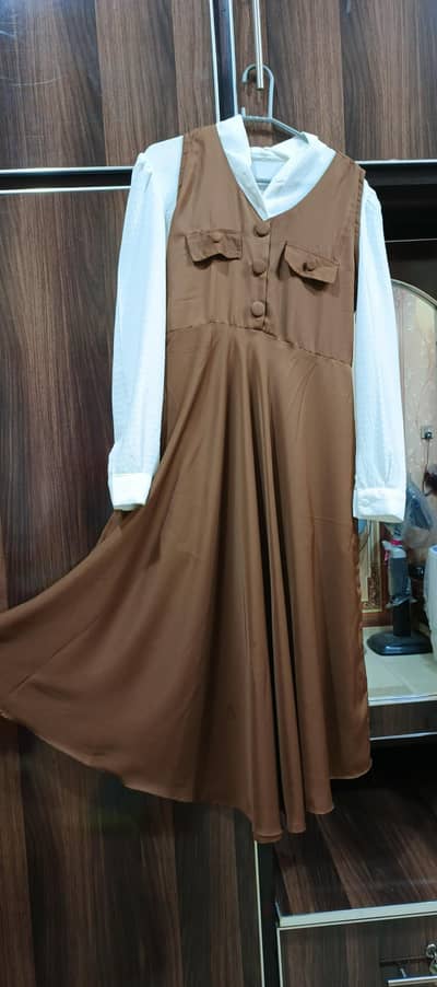 western Frock With Shirt Slightly Used Urgent Sell