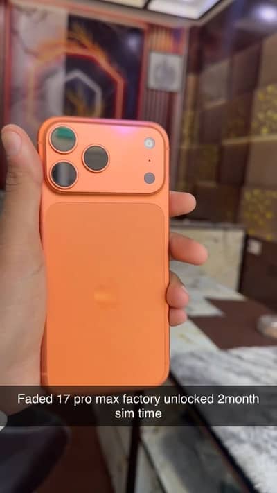 17 pro max  Minor clr fade