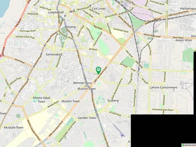 4 Kanal Plot On Main Canal Bank Road Front 100 Feet