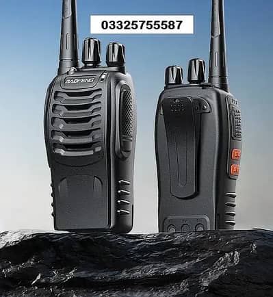 Baofeng 888S walkie talkies - Dual Band Radios 2pcs wireless Sets 2km