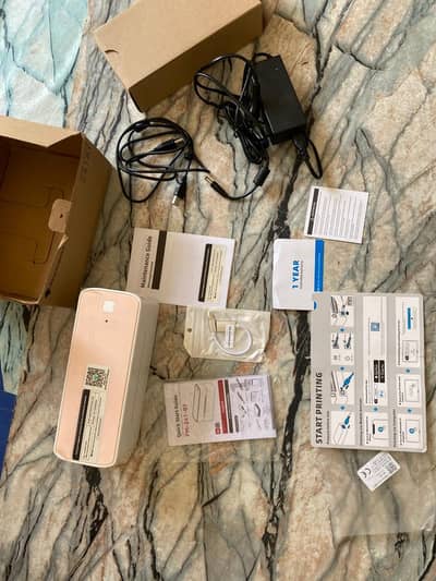 Label Printer Machine Phomemo Company PC and Bluetooth