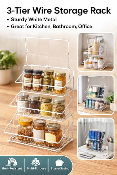 3-Tier Steel Organizers