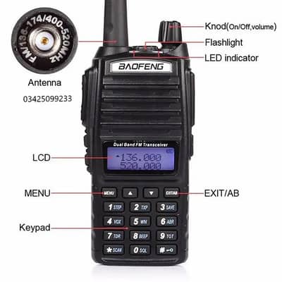 The Baofeng UV-82 is a popular dual-band handheld radio transceiver c
