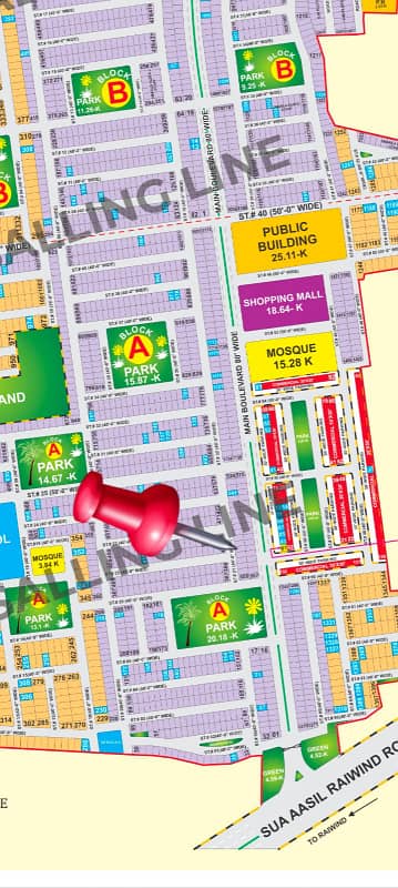 5Marla Good Location Plot available for sale in Bahria EMC Society Lahore