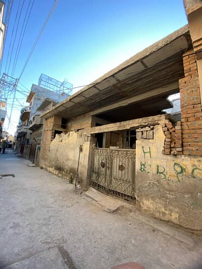 5 Marla Single Story Structure For Sale At Range Road Shalley Valley With Gas Meter Installed