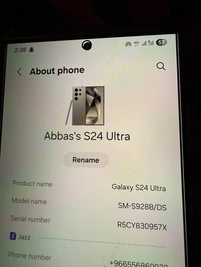 Samsung Mobile S24 Ultra