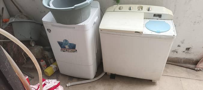 washing machine and dawlance rinse and spiner