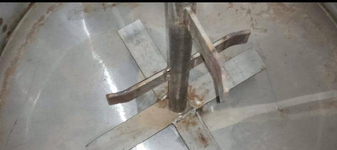 SS Syrup Mixing & Cooking Tank 1500L+ (3-in-1 with Mixer)  Heavy Duty