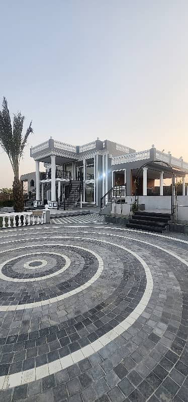 08-Kanal Fully Furnished Farmhouse In A High-Status Gated Community, Badian Road Lahore Cantt Your Perfect Home Awaits With EMPIRE Estate"