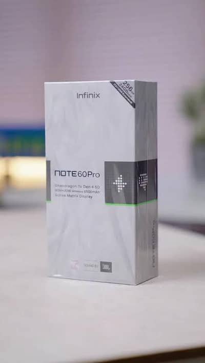 Infinix Note 60 Pro Box Packed With Power Bank For Sale In Wapda Town