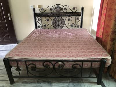 2 Iron Double bed