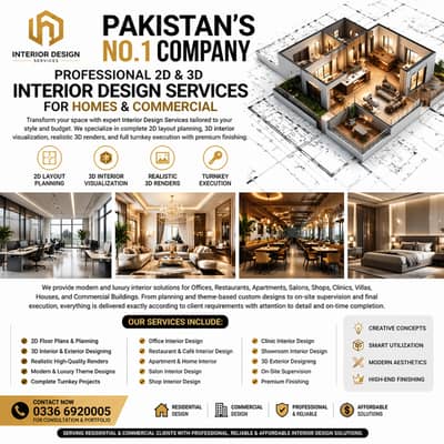 Interior designer, Modern Restaurant Design, Office Renovation near me