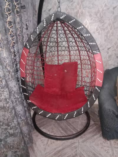 swing jhula with cushions for sale