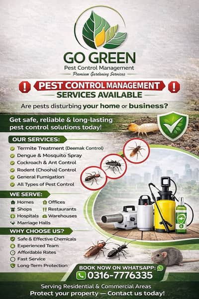 Pest control services