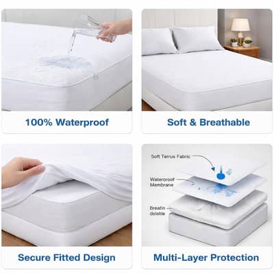 Waterproof mattress cover