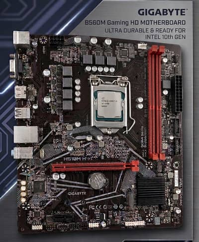 Intel i3 10th Gen 10100F + Gigabyte B560 Motherboard