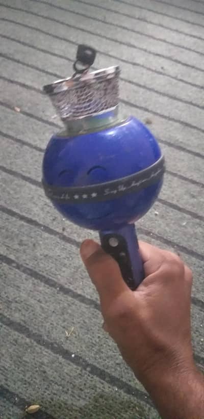 Used PFDM Wireless Karaoke Microphone - Blue, Working