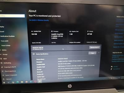 HP Elite book I7 6gen