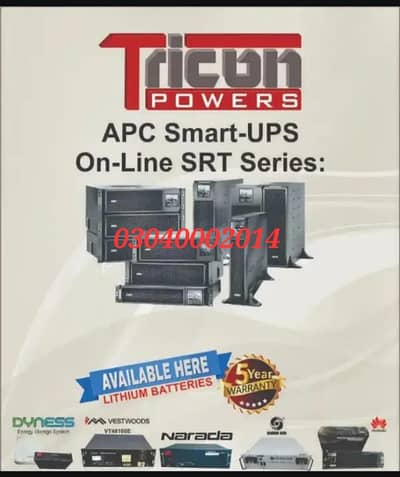 APC UPS OF 650VA TO 160KVA Available at reasonable prices