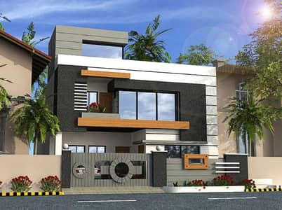 8 Marla Corner Double Unit Brand House Available. For Sale In Faisal Town F-18 Block A Islamabad.