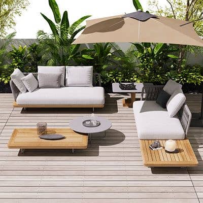Luxury Outdoor Sofa Set – Premium Garden & Patio Seating