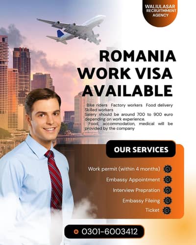 JOBS AVAILABLE IN ROMANIA