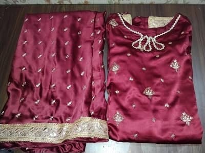 ready to wear silk 2piecw silk suit just like new