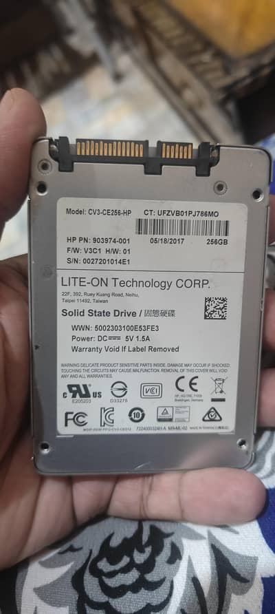 Ssd 256gb slightly used