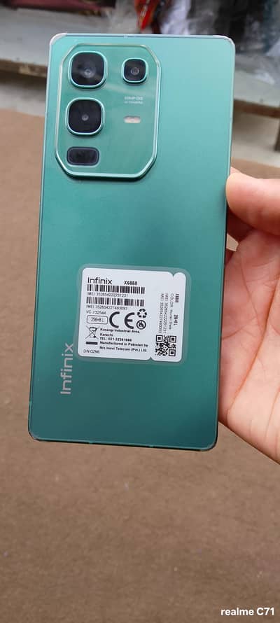infinix note 50 3 month used complete box charger wireless available