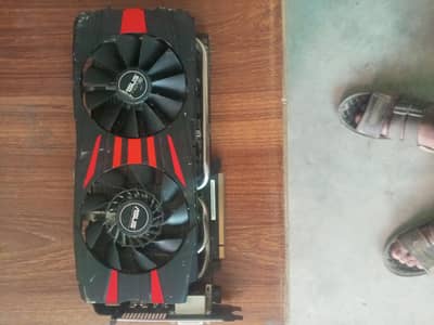 GTX 780TI GDDR5 3GB 384BIT Asus Back Plated Graphic card