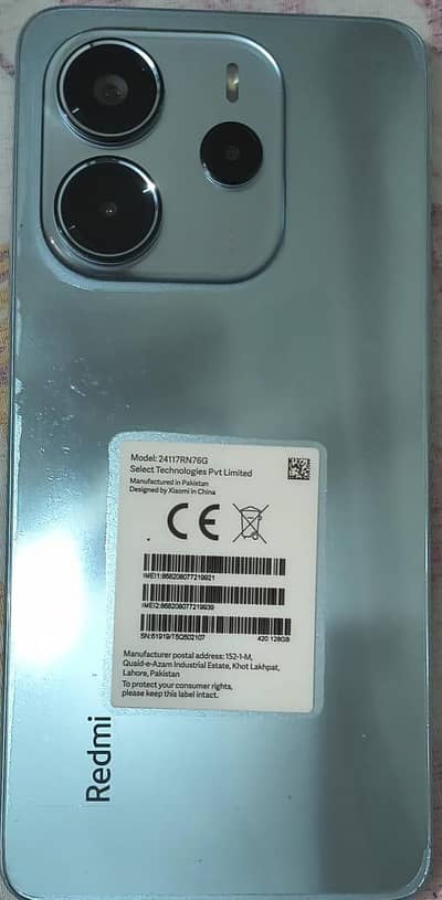 Redmi Note 14  8/128 Only 4 Month Used Urgent Sale