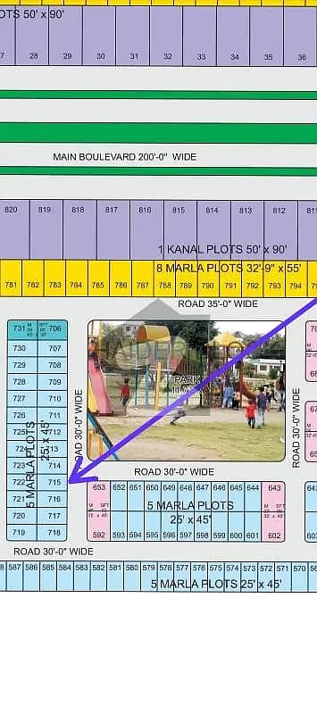 5 Marla Residencial Plot Available For Sale In Haider Block On Installments