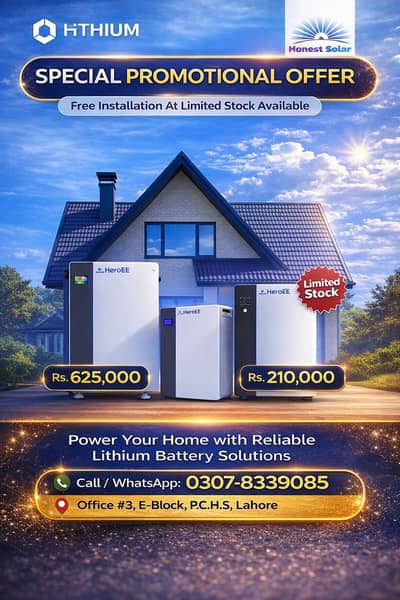 HeroEE Lithium Battery Solar System | Free Installation | Limited Offe