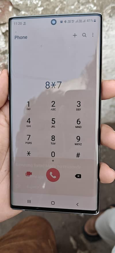 Samsung Galaxy not 10 plus