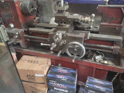 lathe machine and press