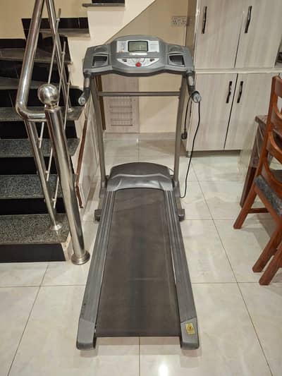A branded treadmill