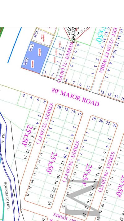 Block M ext first street solid plot sale