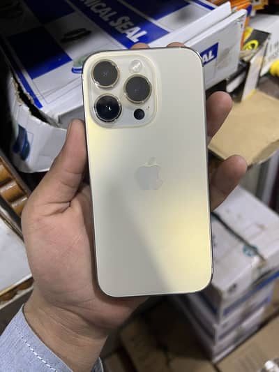 Iphone 14 pro gold 128 gb non pta jv battery health 83 10 by 10