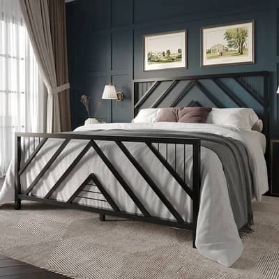 Iron Bed | Strong bed | Bed Set | Metal Bed | Solid IMtal Bed Set |