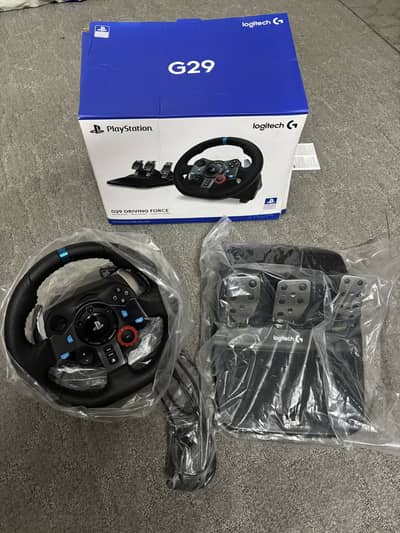Logitech G29 almost new racing wheel   Ps4/ps5/pc