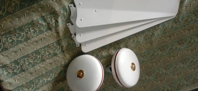 fan | 2 fans | pankha | ceiling fan | indus fan