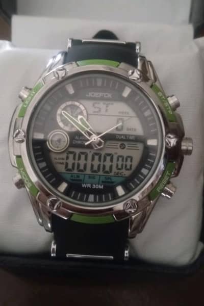 Modern Digital-Analog Wristwatch Durable, Sporty, and Sleek Design