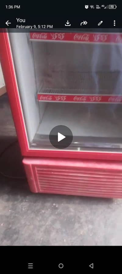 coca cola freezer
