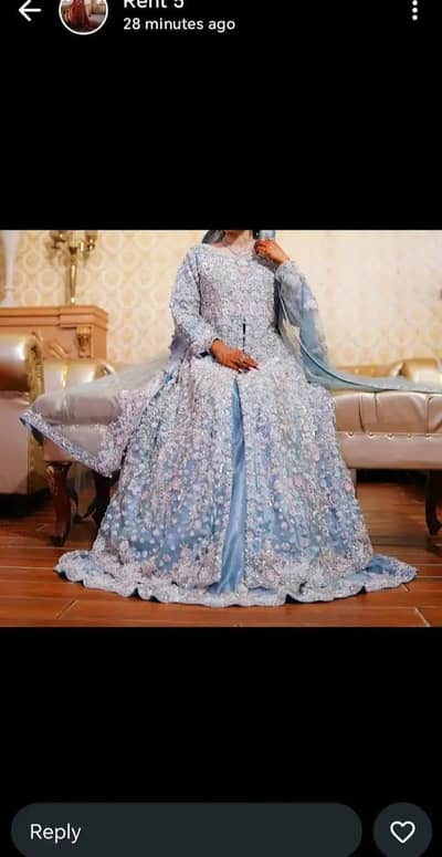 walima reception bridal maxi dress