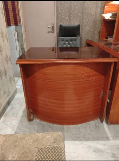 Office reception counter and side table