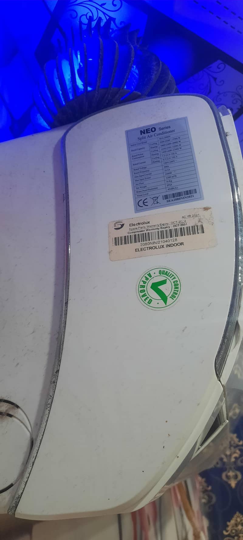 Electrolux split ac  1.5 1