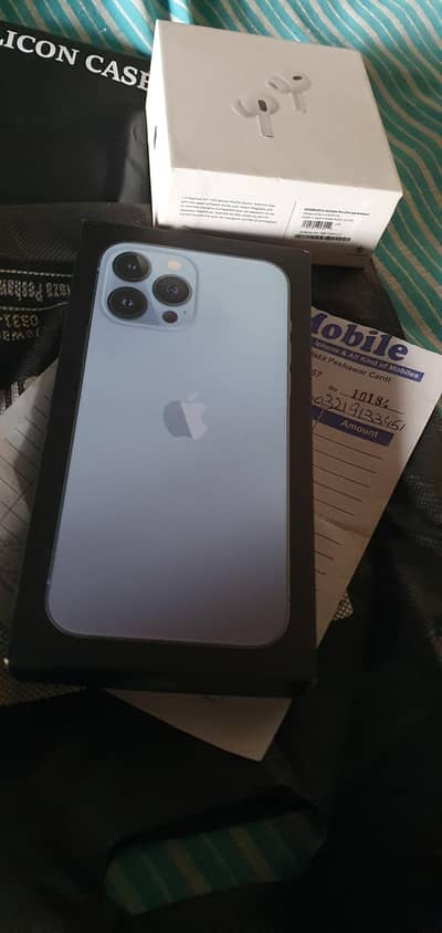 13 PRO MAX WITH FULL BOX 256GB in Mint Box open Condition