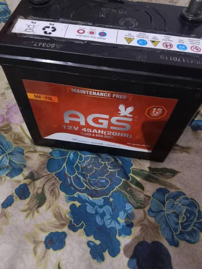 AGS MF-70L 13plate little bit house use good health battery for sale